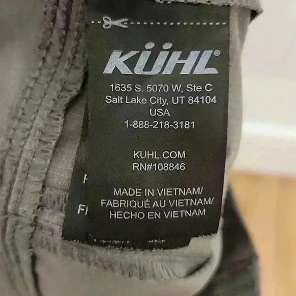 Kuhl Hiking Climbing Grey Cargo Outdoor Pants Size 6 Short - Picture 10 of 12